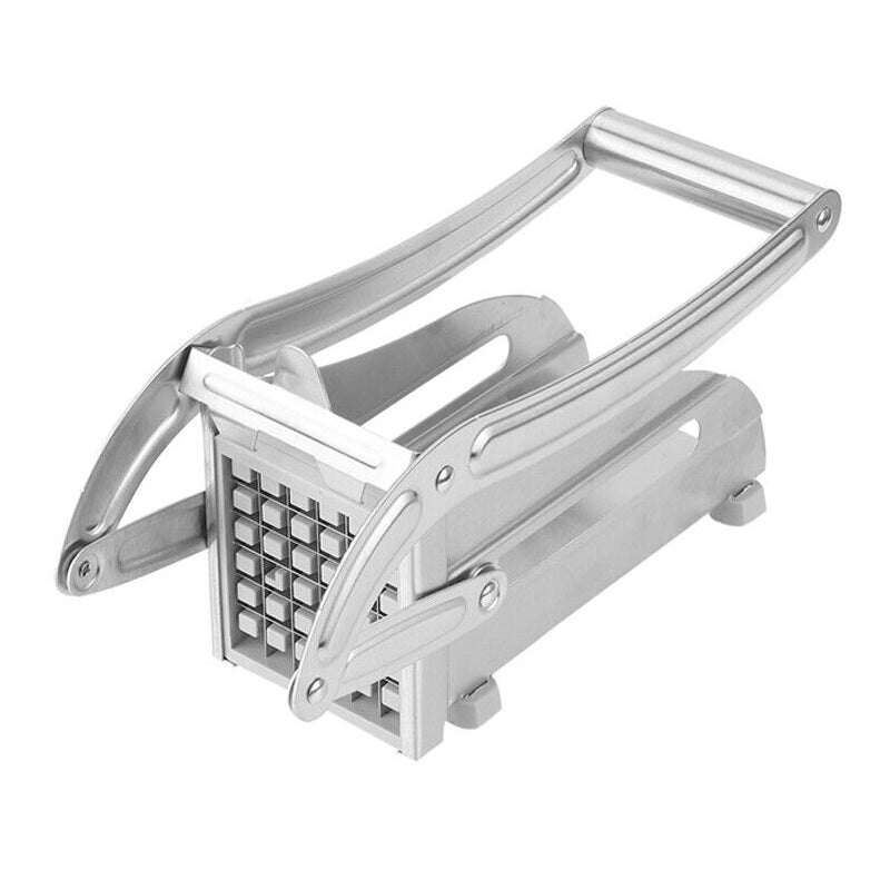 Stainless Steel French Fry Maker Vegetable Cutter with 2 Blades_0