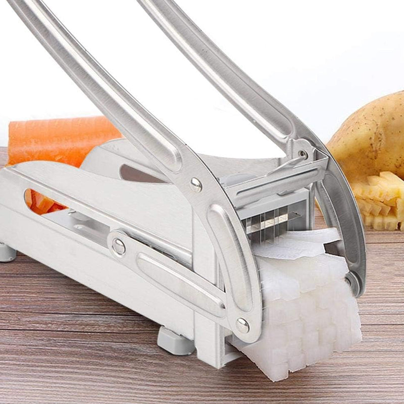 Stainless Steel French Fry Maker Vegetable Cutter with 2 Blades_12