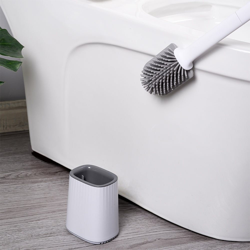CLEANFOK Toilet Brush with Ventilated Holder - Odor-Free, Durable, and Hygienic_5