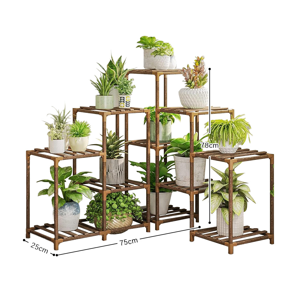 GREENHAVEN Multi-layer Wooden Plant Stand_4