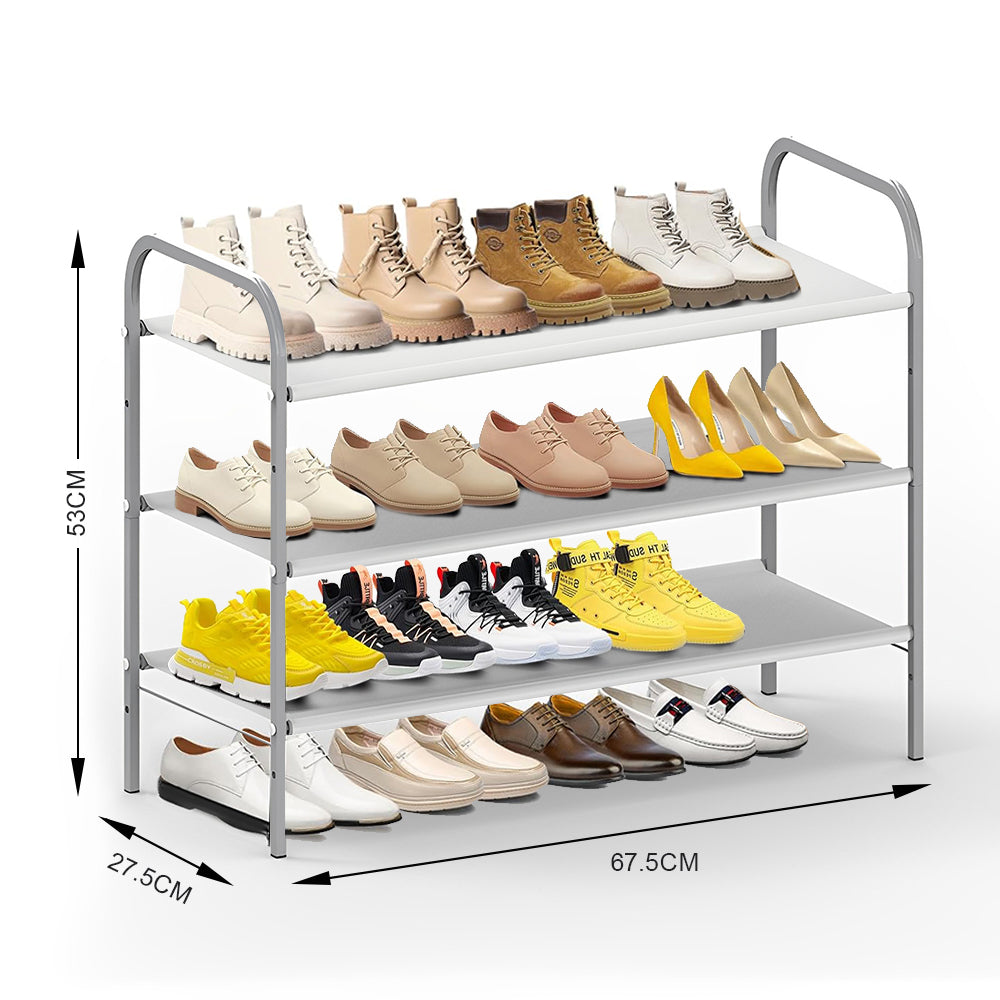 STORFEX 3-Tier Stackable Shoe Rack - Versatile Shoe Storage Organizer_5