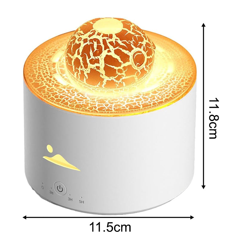 Simulation Flame Essential Oil Diffuser Tabletop Lamp Humidifier - USB Plugged in_11