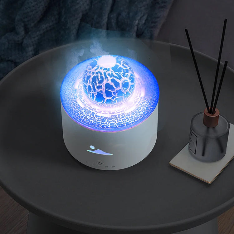 Simulation Flame Essential Oil Diffuser Tabletop Lamp Humidifier - USB Plugged in_4