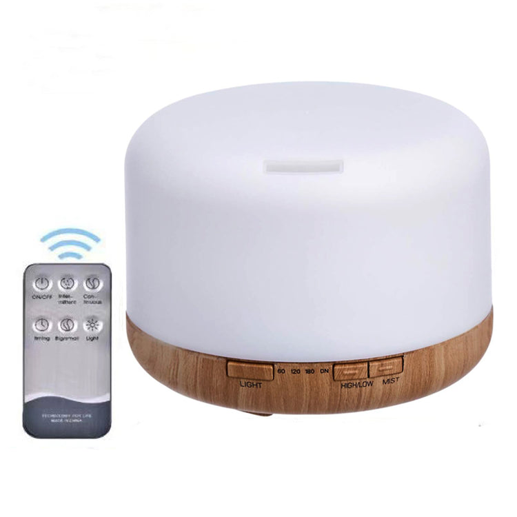 500ml Remote Controlled Multifunctional Essential Oil Diffuser with LED Light_0