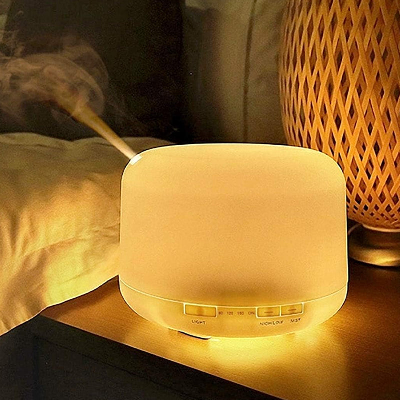 500ml Remote Controlled Multifunctional Essential Oil Diffuser with LED Light_4