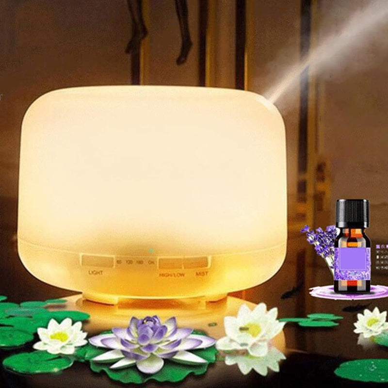 500ml Remote Controlled Multifunctional Essential Oil Diffuser with LED Light_5
