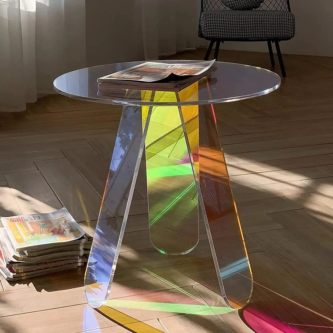 Acrylic Rainbow Coffee Table