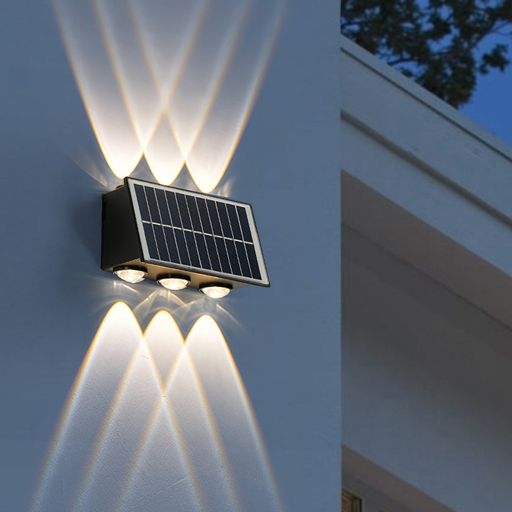 LUMIRO Waterproof Outdoor Solar Wall Sconce Light_0