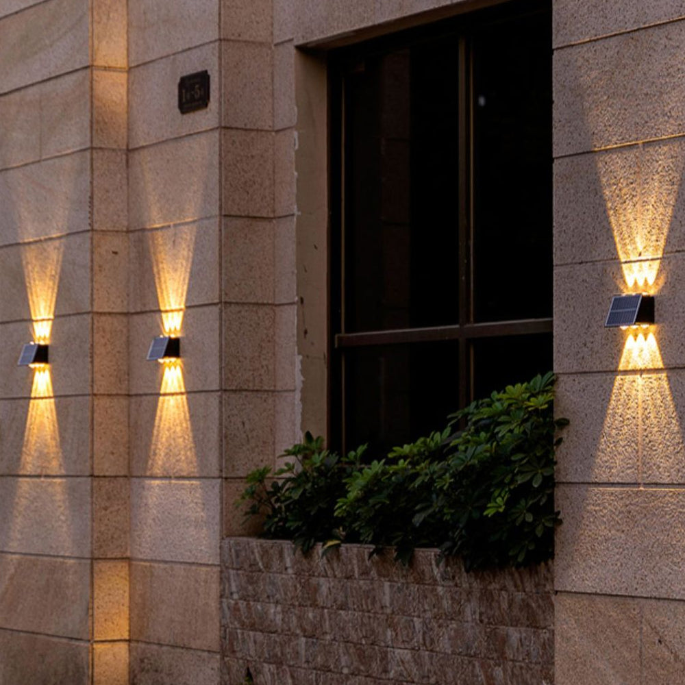 LUMIRO Waterproof Outdoor Solar Wall Sconce Light_6