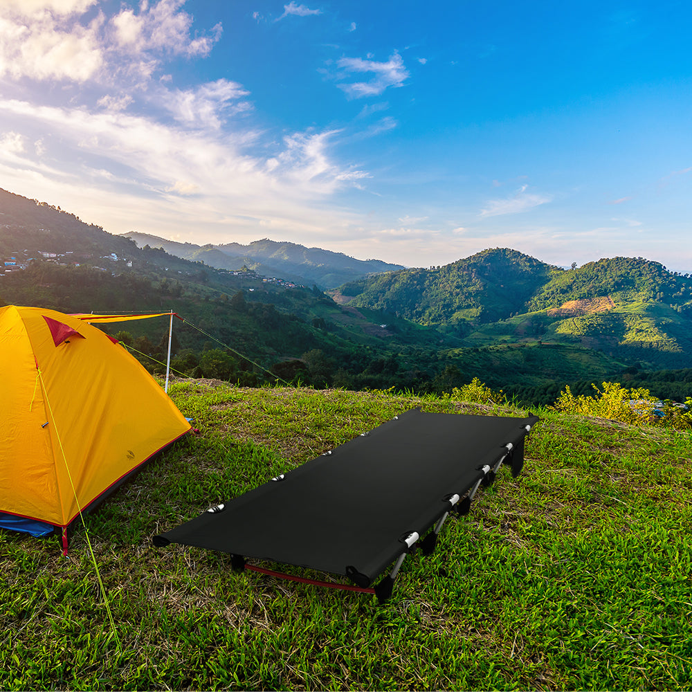 HYPERANNGER Ultralight Folding Tent Camping Cot Bed_7