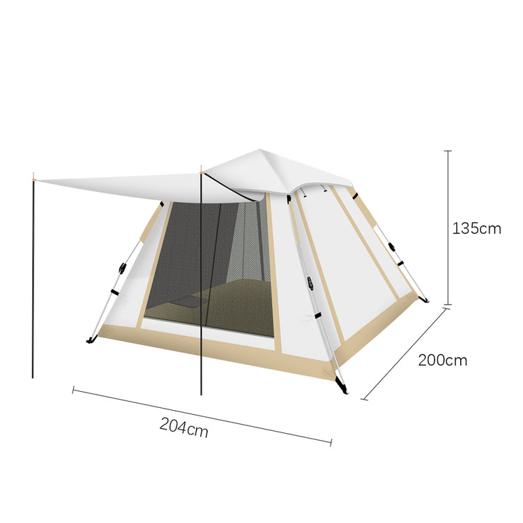 HYPERANGER UPF50+ Easy Pop Up Outdoor Camping Tent for 3-4 Person_1