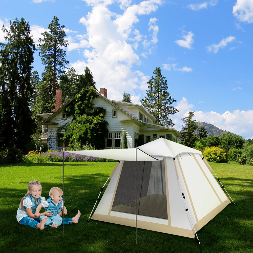 HYPERANGER UPF50+ Easy Pop Up Outdoor Camping Tent for 3-4 Person_4
