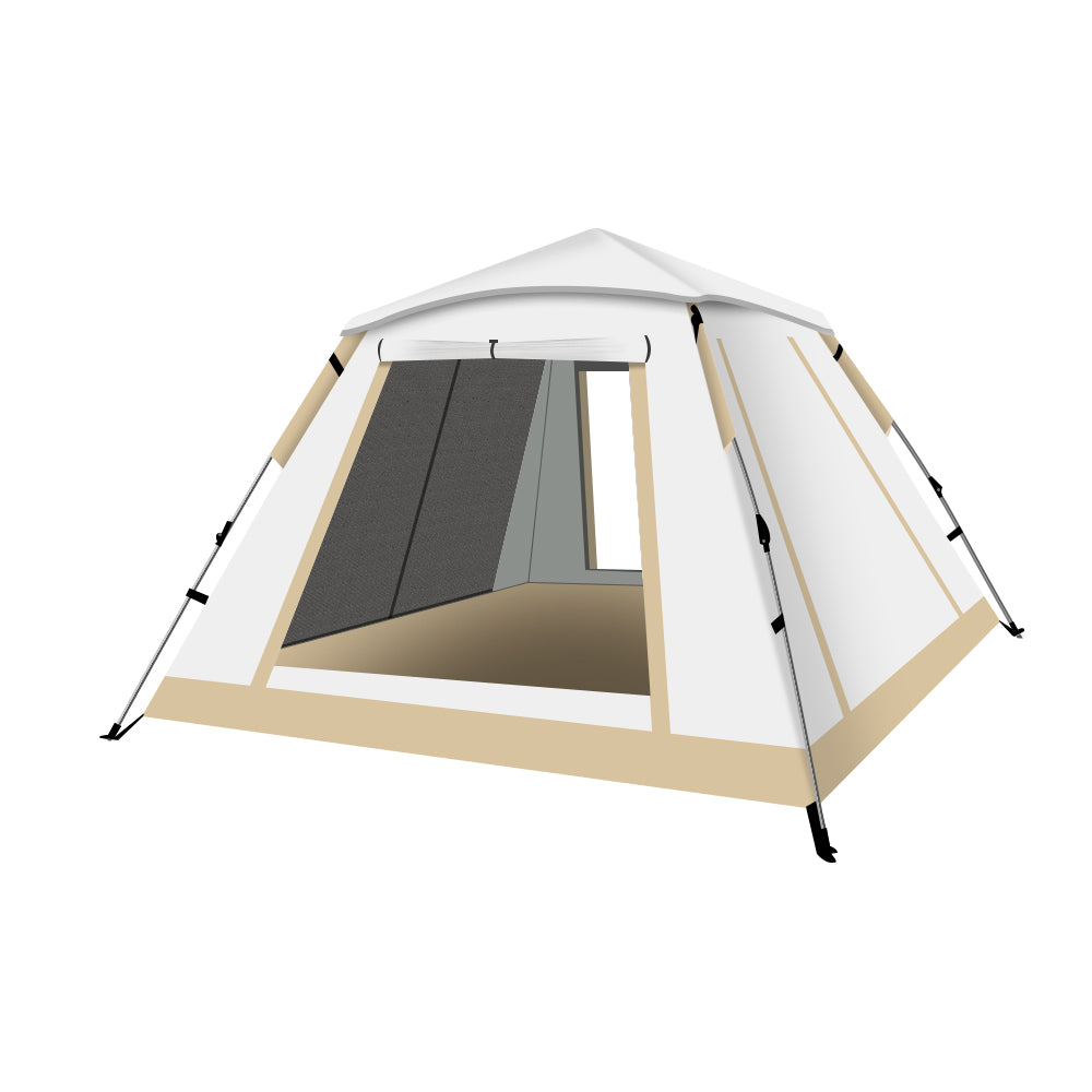 HYPERANGER UPF50+ Easy Pop Up Outdoor Camping Tent for 3-4 Person_6