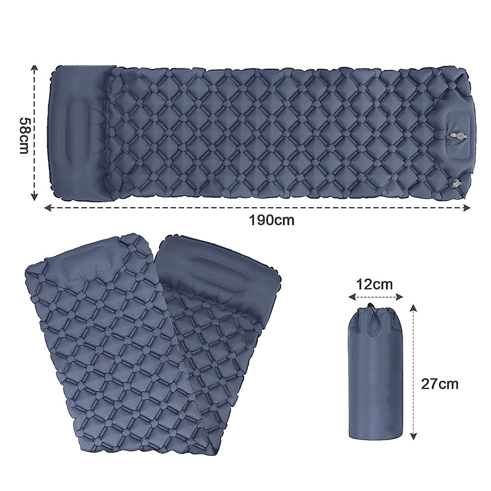 HYPERANGER Inflatable Sleeping Pad for Camping with Built-in Pump_1