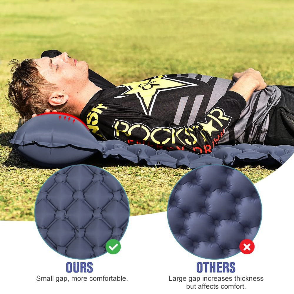 HYPERANGER Inflatable Sleeping Pad for Camping with Built-in Pump_2