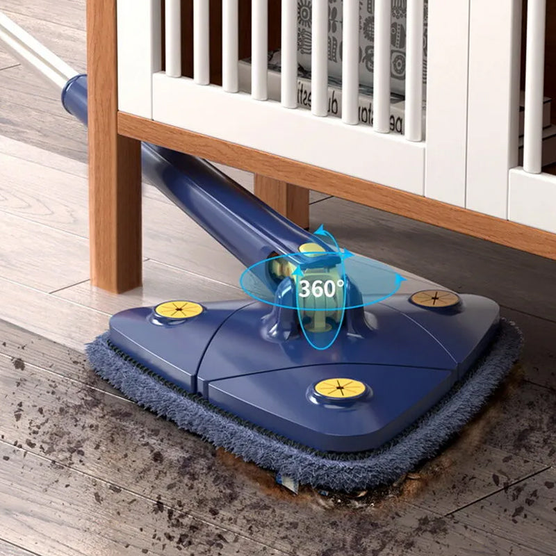 360° Rotating Adjustable Triangle Multifunctional Microfiber Cleaning Mop_4
