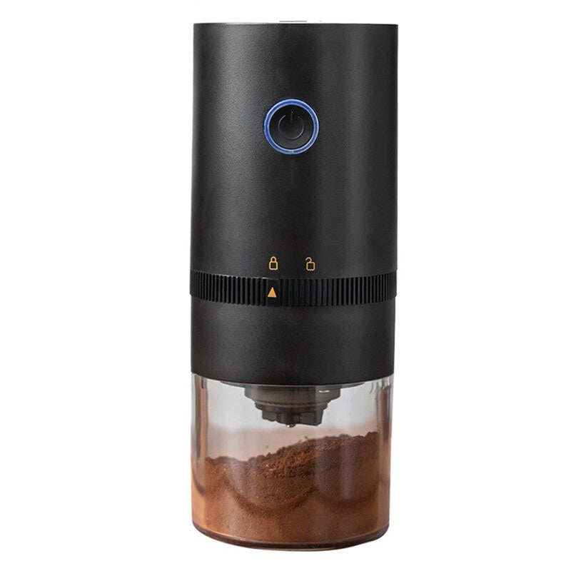 Electric Coffee Bean Grinder with Auto-Off Function- USB Rechargeable_0
