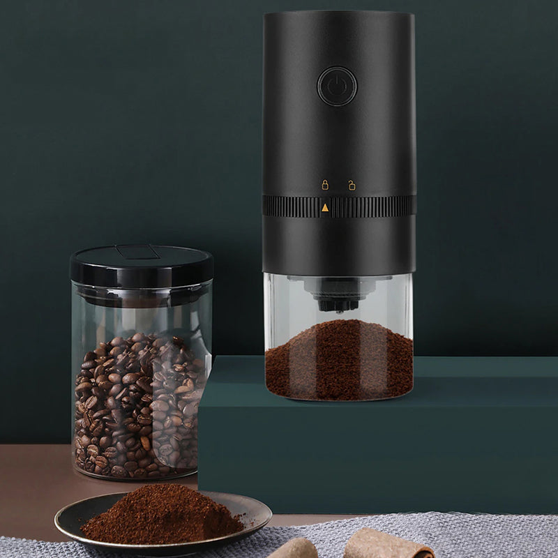 Electric Coffee Bean Grinder with Auto-Off Function- USB Rechargeable_13
