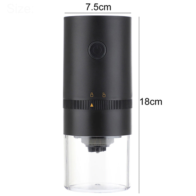 Electric Coffee Bean Grinder with Auto-Off Function- USB Rechargeable_1