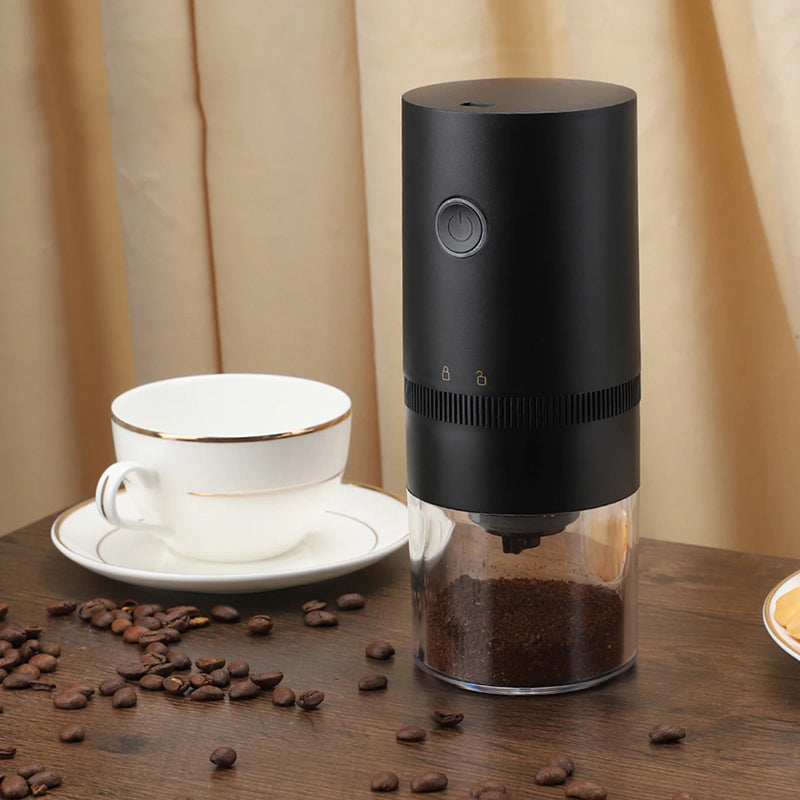 Electric Coffee Bean Grinder with Auto-Off Function- USB Rechargeable_8