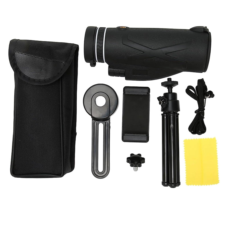 Night Vision 80x100 HD Monocular Telescope with Tripod and Phone Adapter_8