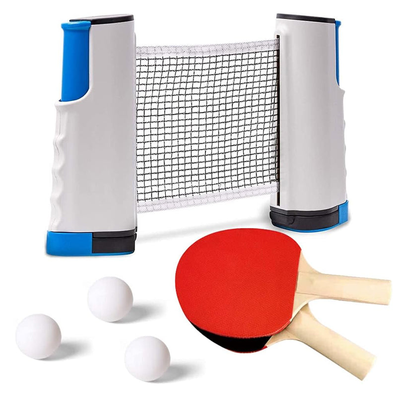 2-Player Table Tennis Play Set with Retractable Net with Balls and Paddles_7