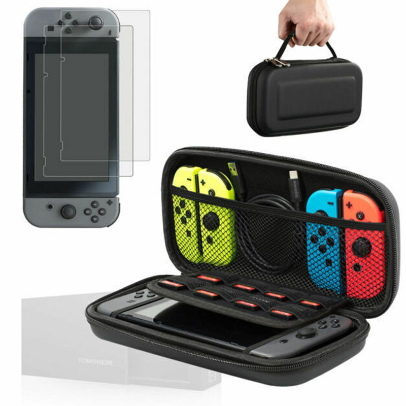 2-in-1 Nintendo Switch Carrying Case Protective Hard Shell Storage Bag_3