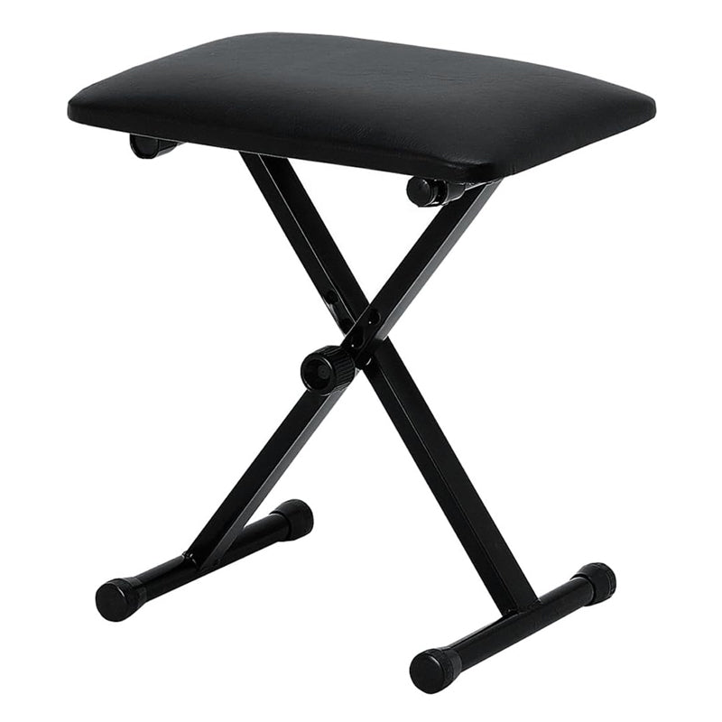 3 Level Adjustment PU Leather and Foam Collapsible Piano Stool Musical Chair_2