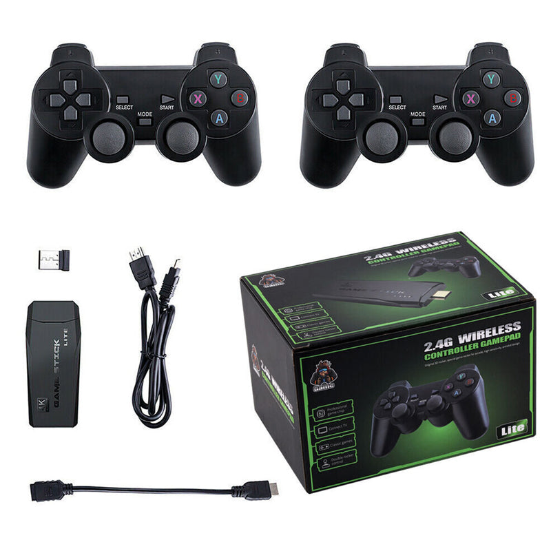 4K HD Plug and Play Retro Gaming Console with Controllers and Built-in Games_9