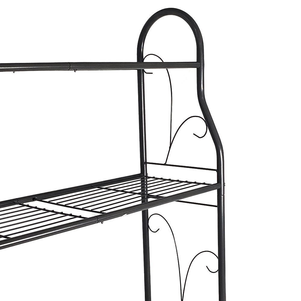 GREENHAVEN 3 Tier Metal Plant Stand - Sturdy Display Rack for Indoor and Outdoor Use_5