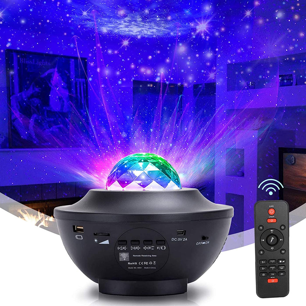 LED Night Lamp Projector Rotating Light -USB Power Supply_1