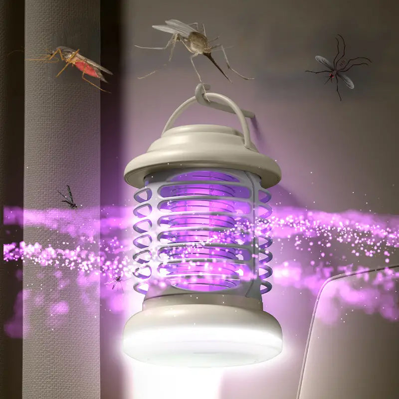Electric Mosquito Zapper Lamp and Bug Fly Insect Trap with UV Light - USB Rechargeable_3