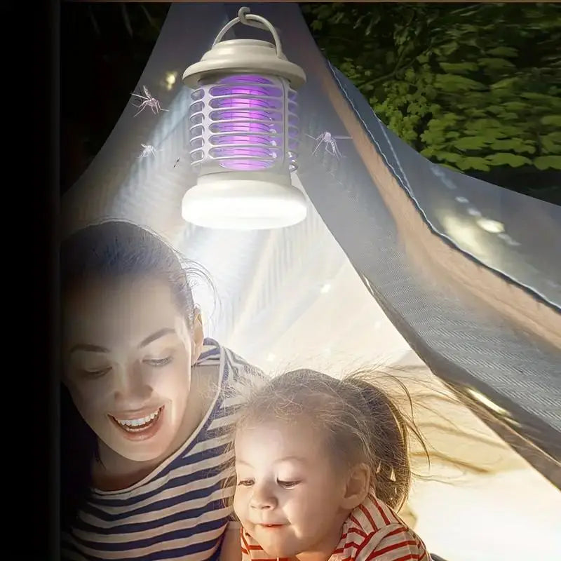 Electric Mosquito Zapper Lamp and Bug Fly Insect Trap with UV Light - USB Rechargeable_4