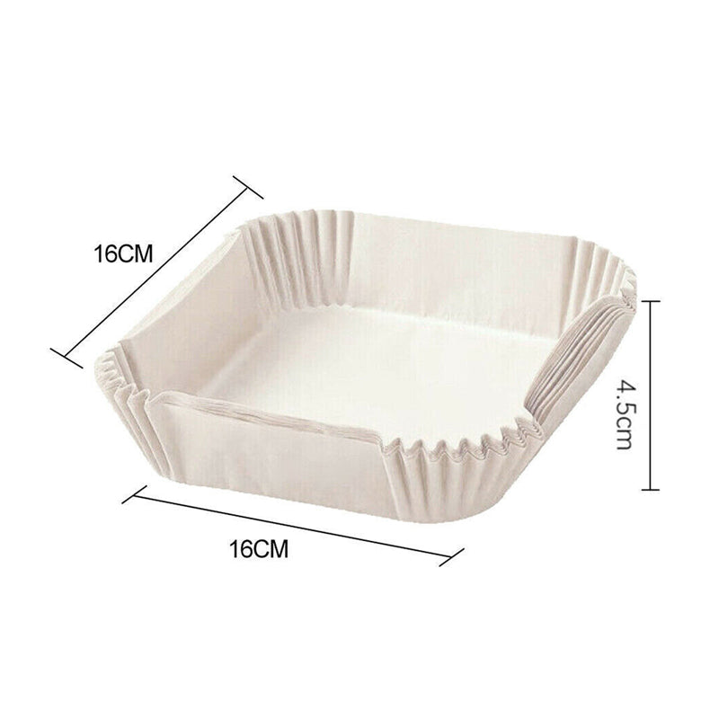 50pcs Air Fryer Disposable Non-Stick Pan Parchment Baking Paper Liner - Available in Round and Square_25