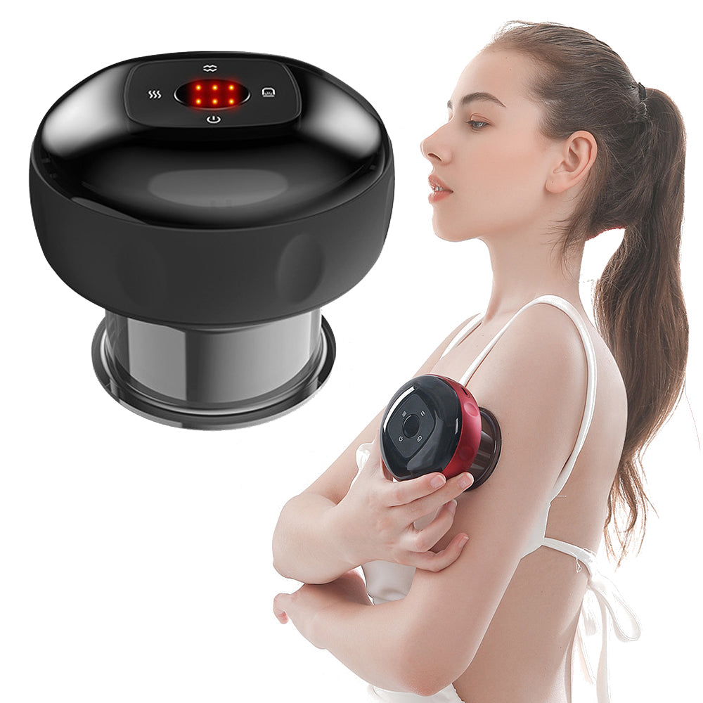 Electric Cupping Therapy Smart Red Light Heating Scraping Massager_1