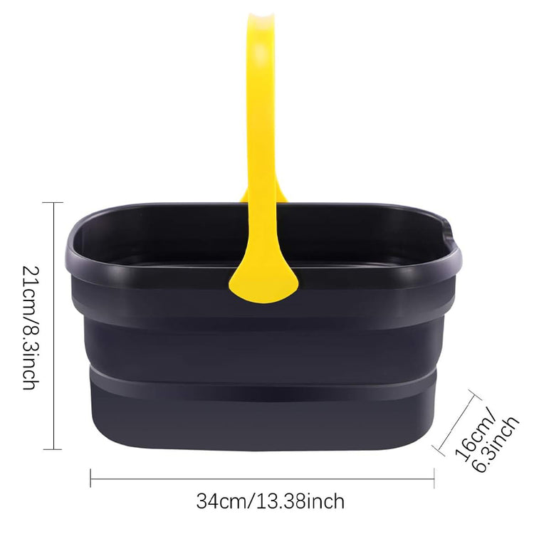 Collapsible Plastic Mop Washing Bucket Fit Sponge Mop Flat Mop Cotton Mop_4