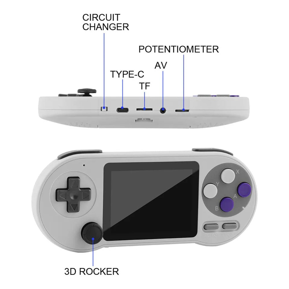 3-Inch IPS Handheld Game Console 6000 Built-in Retro Games_5