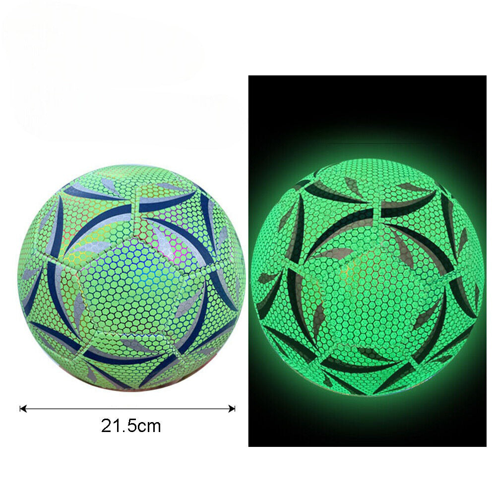 Luminous Reflective Soccer Ball for Night Training Glow Football for Students_5