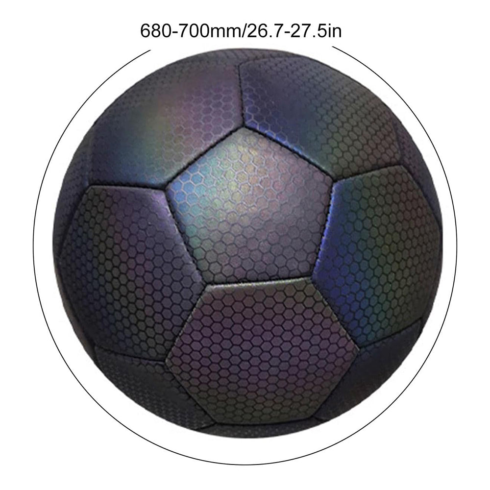 Luminous Reflective Soccer Ball for Night Training Glow Football for Students_9