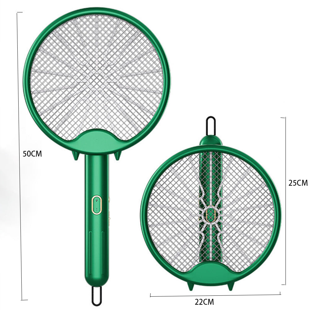 USB Rechargeable 3000V Foldable Mosquito Racket_5