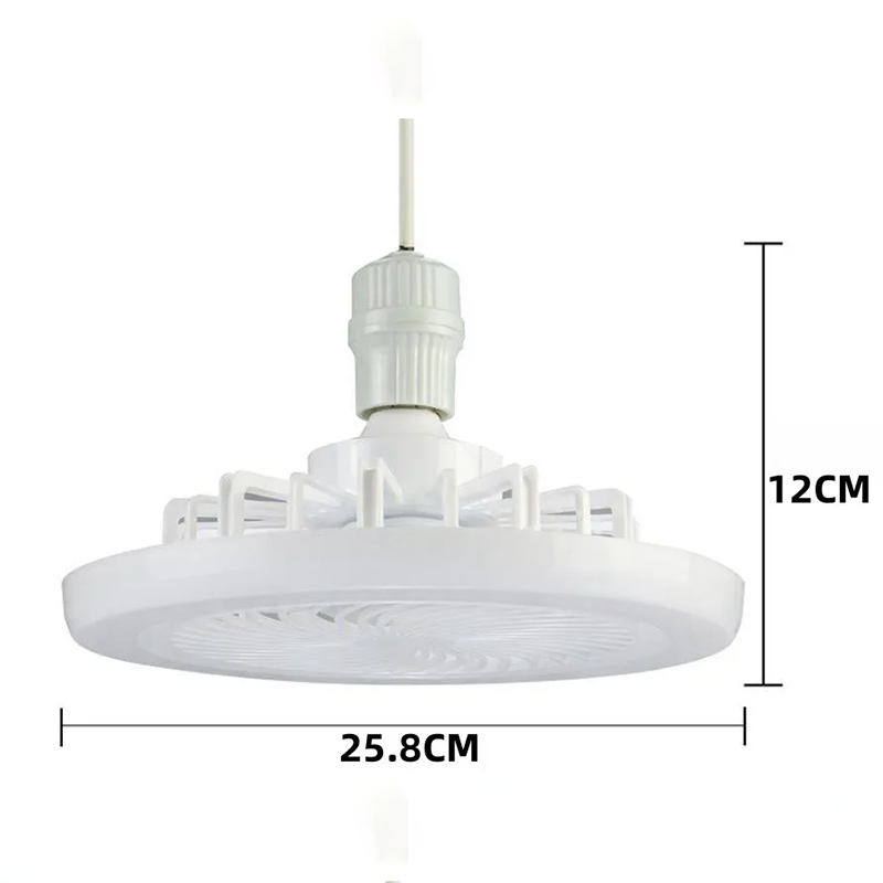 Modern Nordic 2-in-1 Ceiling Fan Light with Remote Control_9