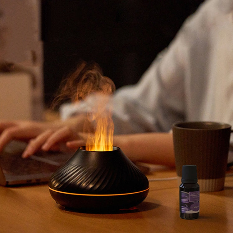 Color Flame Volcanic Aroma Diffuser Essential Oil Lamp_3