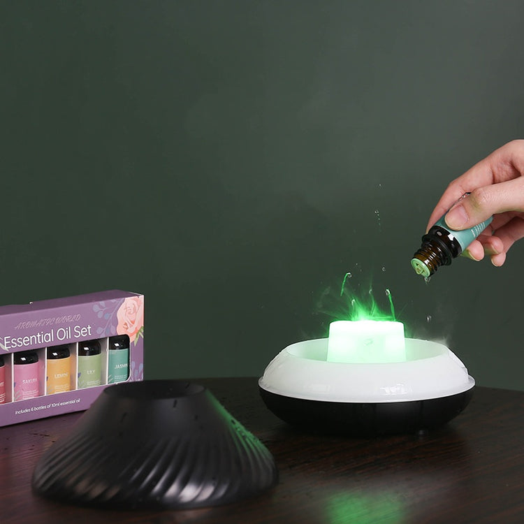 Color Flame Volcanic Aroma Diffuser Essential Oil Lamp_4