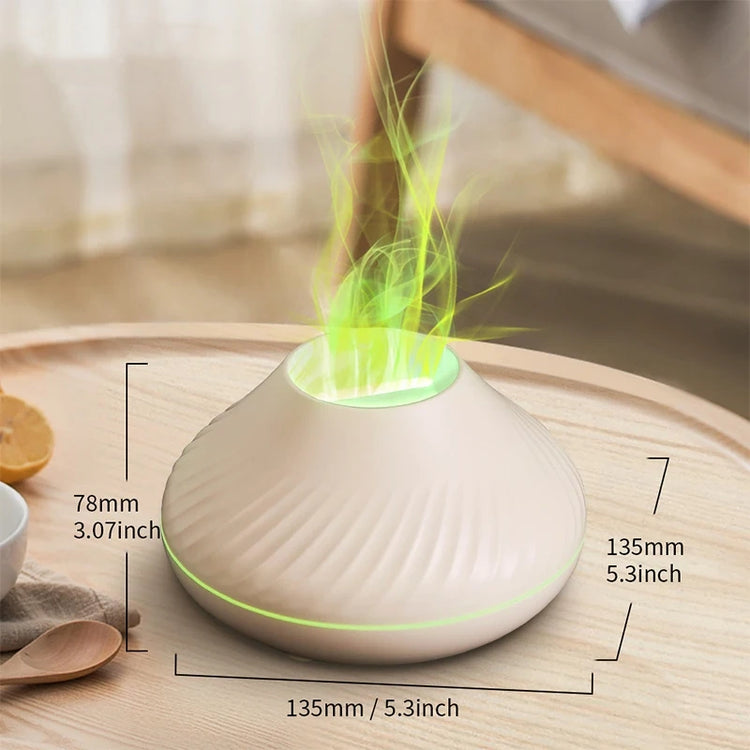 Color Flame Volcanic Aroma Diffuser Essential Oil Lamp_6