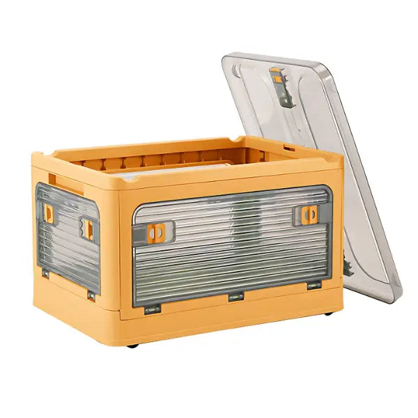 Collapsible Storage Bins with Lid & Wheels